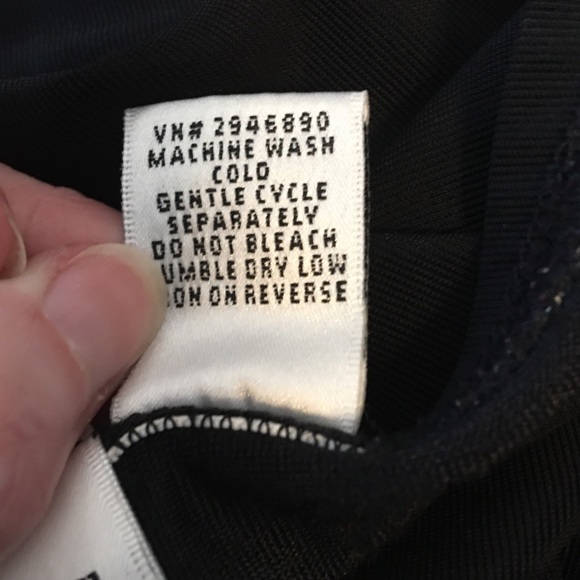 Pull on Black Pencil Skirt with Side Slits Sz S - Picture 8 of 8